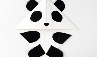 怎么折熊猫书签（折纸熊猫书签）