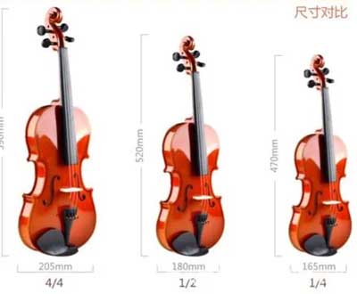 小提琴长度与尺寸-简短介绍