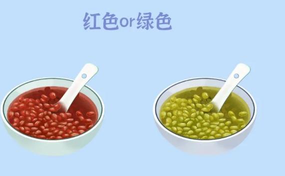 吃海鲜可以喝绿豆汤吗？绿豆汤绿色和红色区别