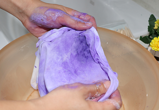 紫药水怎么洗掉