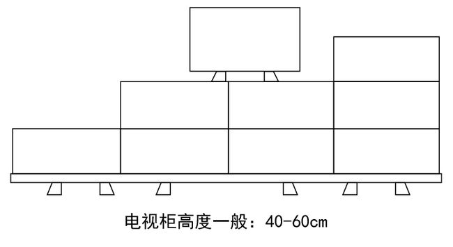电视柜高度标准尺寸