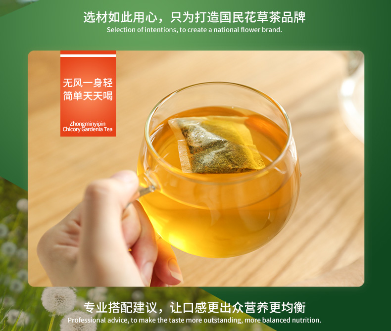 菊苣栀子茶的功效与作用