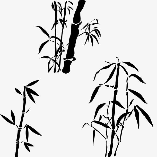 竹子的画法
