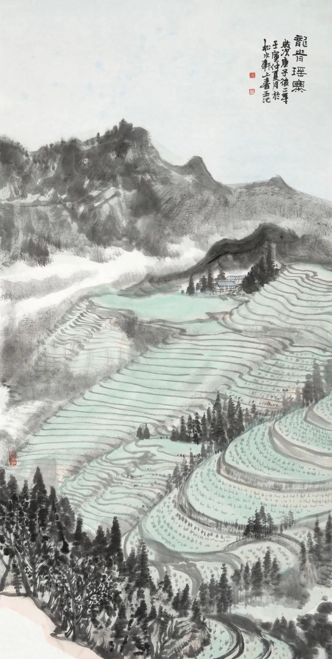 桂林山水简笔画