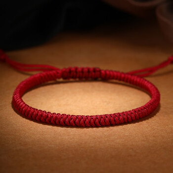 红线编织手链方法